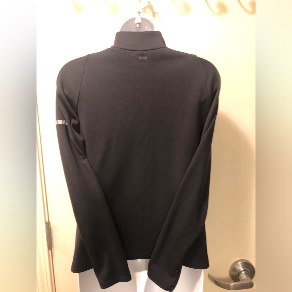 Women's UnderArmour Black Golf Jacket - Picture 6 of 8